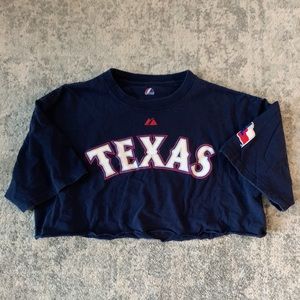 Texas Rangers cropped T-Shirt